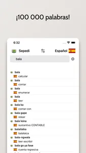 Diccionario Sepedi-Español screenshot 2