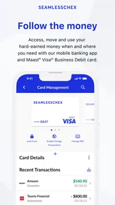 Seamless Chex Business Banking screenshot 2