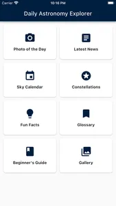 Daily Astronomy Explorer screenshot 0