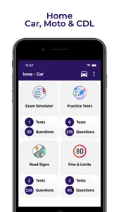 Iowa DMV Practice Test - IA screenshot 0