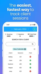 Client Progress Tracker EZbook screenshot 0