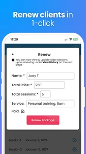 Client Progress Tracker EZbook screenshot 8
