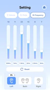 hearing device screenshot 1