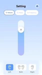 hearing device screenshot 2