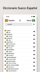 Diccionario Sueco-Español screenshot 0