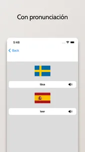 Diccionario Sueco-Español screenshot 1
