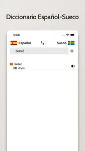 Diccionario Sueco-Español screenshot 2