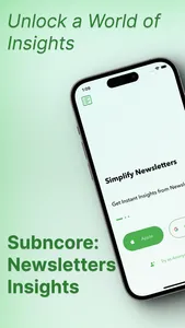 Subncore: Newsletter Insights screenshot 0