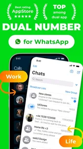 The dual messenger WhatsApp screenshot 0