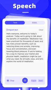 SpeechX-Natural Voices screenshot 0