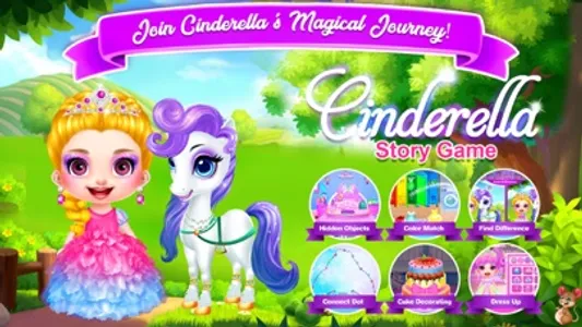 Baby Cinderella Princess Game screenshot 0