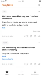 PrayNote screenshot 0