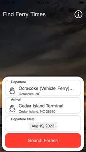 NC Ferry Planner screenshot 1