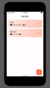 Bills Splitter App screenshot 1