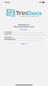 TrinDocs screenshot 2
