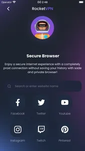 RocketVPN - Private Network screenshot 1