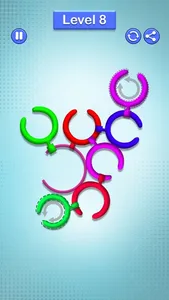 Rotate Rings Lock Sorting Game screenshot 1