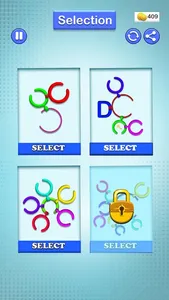 Rotate Rings Lock Sorting Game screenshot 2