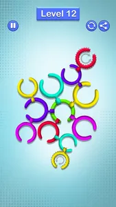 Rotate Rings Lock Sorting Game screenshot 3