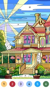 House Color - Paint by number screenshot 1