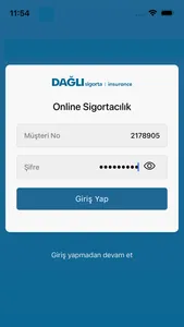 Dağlı Sigorta screenshot 1