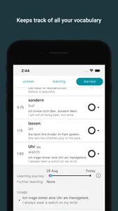 Vokabeln screenshot 1