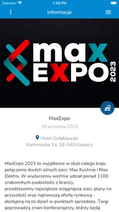 Targi MaxExpo 2023 screenshot 1