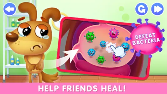 Pet care games for kids 2 5 screenshot 0
