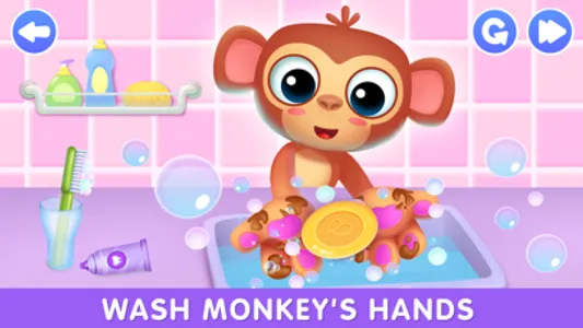 Pet care games for kids 2 5 screenshot 2