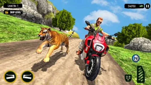 Stunt Bike Racing Animal Games screenshot 0