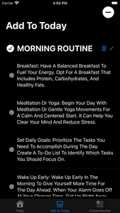 Small Steps : Routines screenshot 1