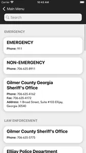 Gilmer County Sheriff GA screenshot 1