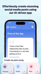 PostPro: AI Generated Posts screenshot 0