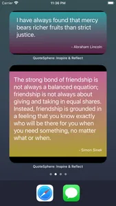 QuoteSphere: Inspire & Reflect screenshot 2