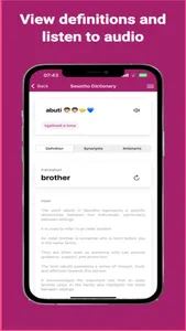 Marito Dictionary screenshot 2