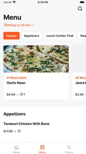 Bamba's Indian Food Bar screenshot 1