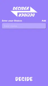 Decider - Choose Effortlessly screenshot 1