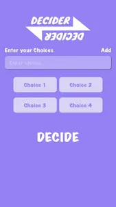 Decider - Choose Effortlessly screenshot 2