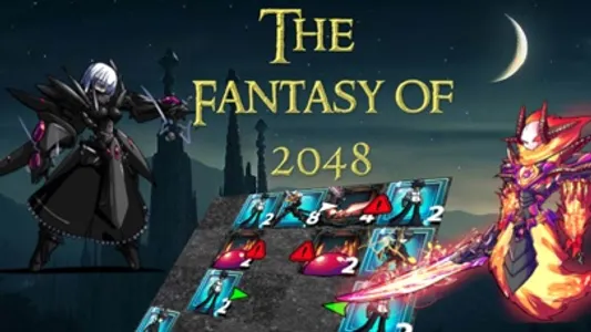 The Fantasy of 2048 Puzzle+RPG screenshot 0