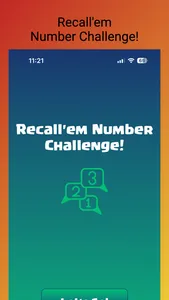 Recall'em Number Challenge! screenshot 0