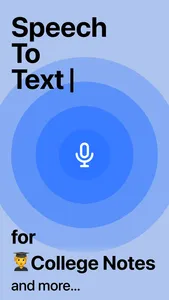 Voice Notes: Speech to Text screenshot 0