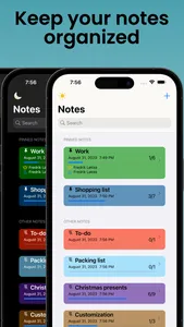 Cloud Notes: phone and watch screenshot 1