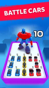 Robot Merge Master: Car Games screenshot 0