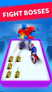 Robot Merge Master: Car Games screenshot 1