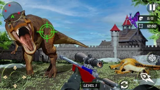 Dino Hunter Wild Animal Games screenshot 1