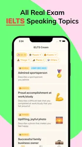 雪糕雅思：剑桥雅思口语考试备考｜高分单词词汇短语句子范文 screenshot 0