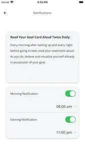 Think & Goal Rich Daily Review screenshot 1