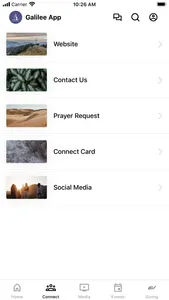 Galilee Church App screenshot 1
