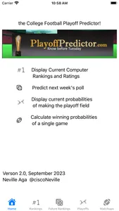 CFB Playoff Predictor screenshot 0