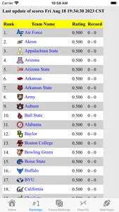 CFB Playoff Predictor screenshot 1